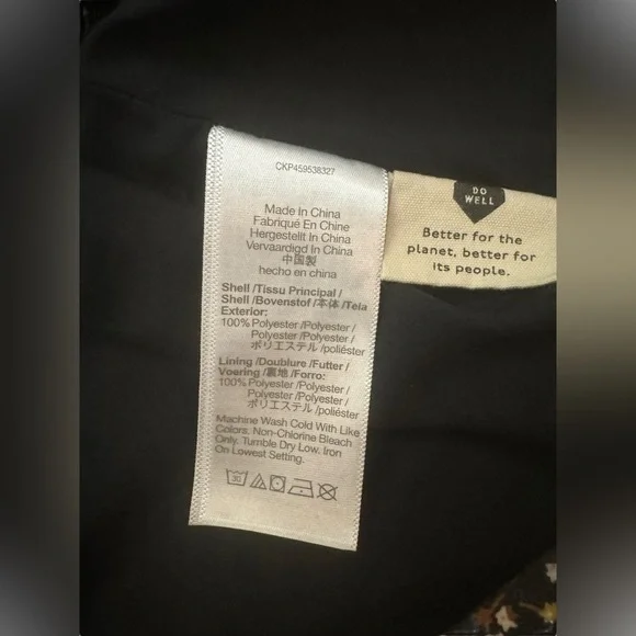 Madewell Georgette Ditsy Floral Mini Dress Button Front S - Picture 10 of 15